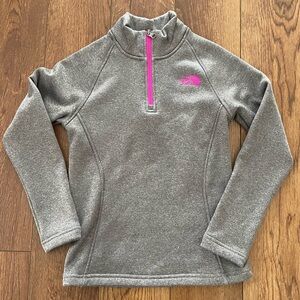 North Face Glacier 1/4 Zip Fleece size 10/12